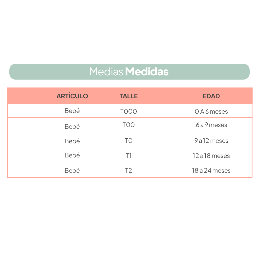 Pack X12 Medias Color Bebe