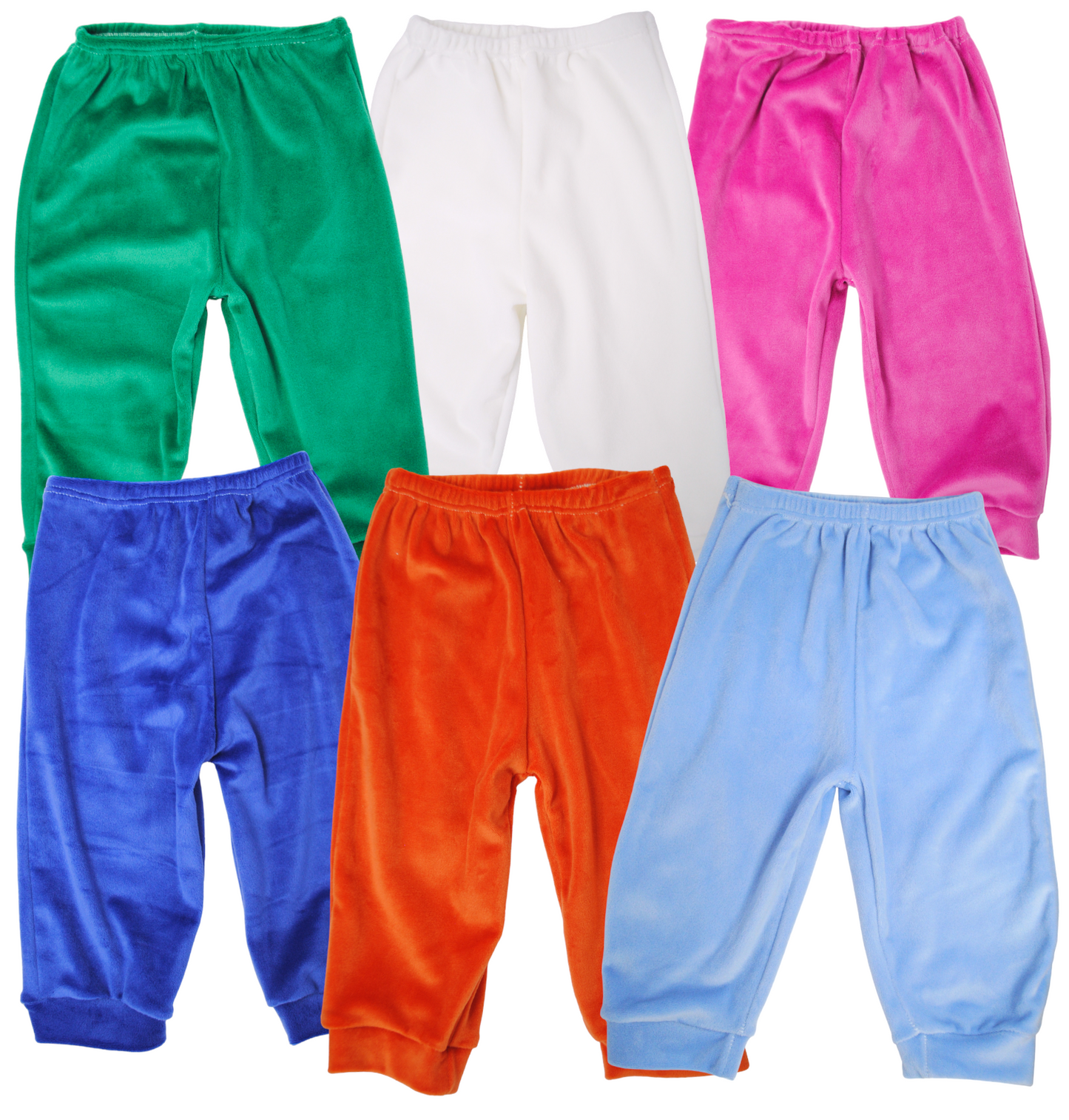 Pack X12 Pantalón sin pie Plush Liso