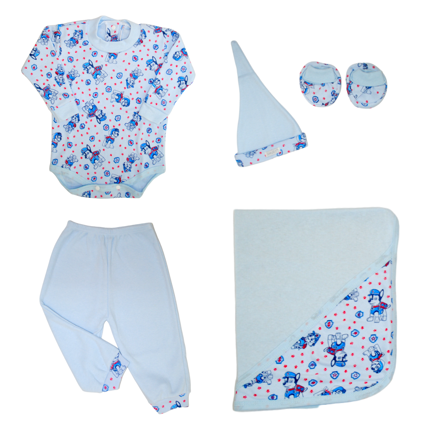 Pack X5 Set X5 Piezas con Body estampado