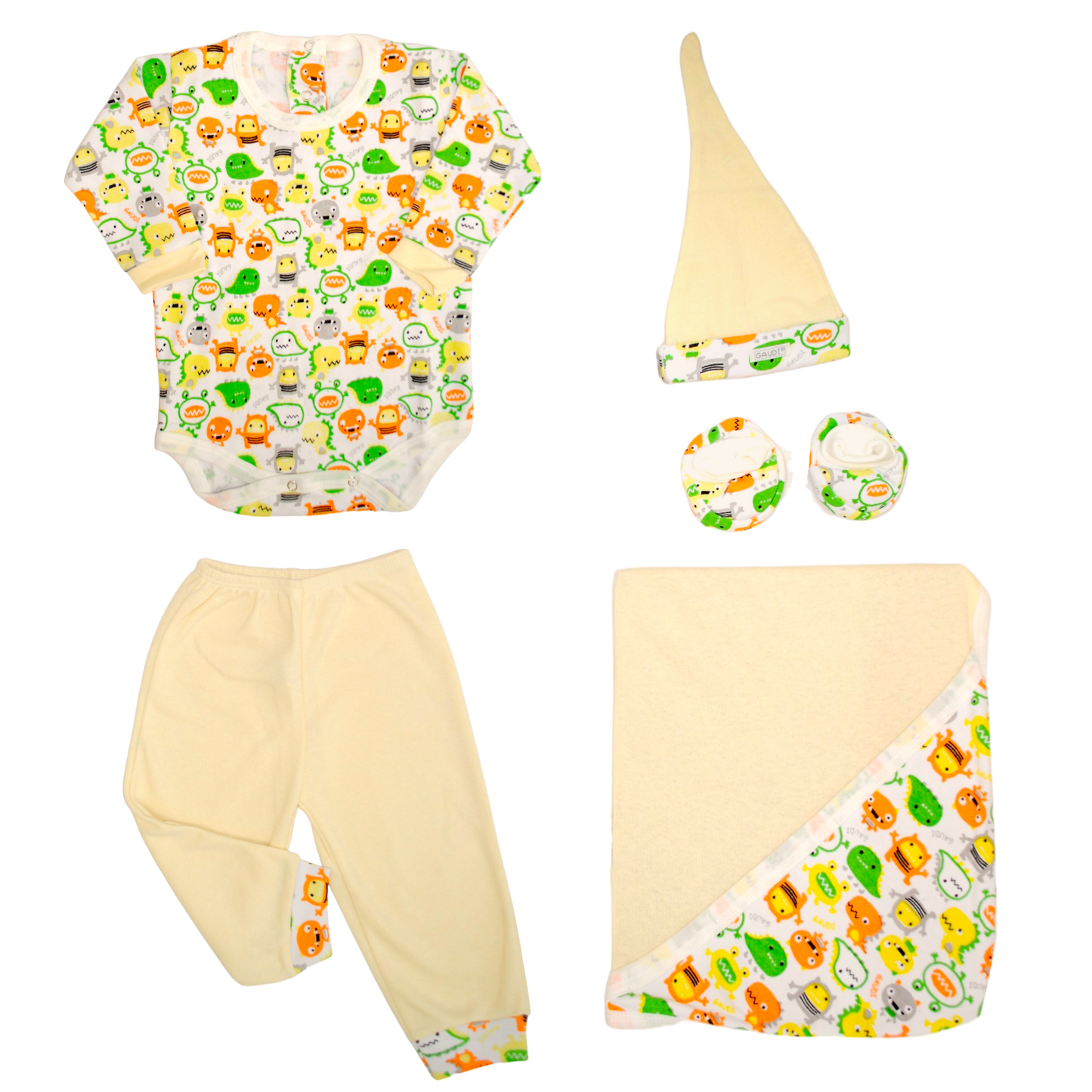 Pack X5 Set X5 Piezas con Body estampado