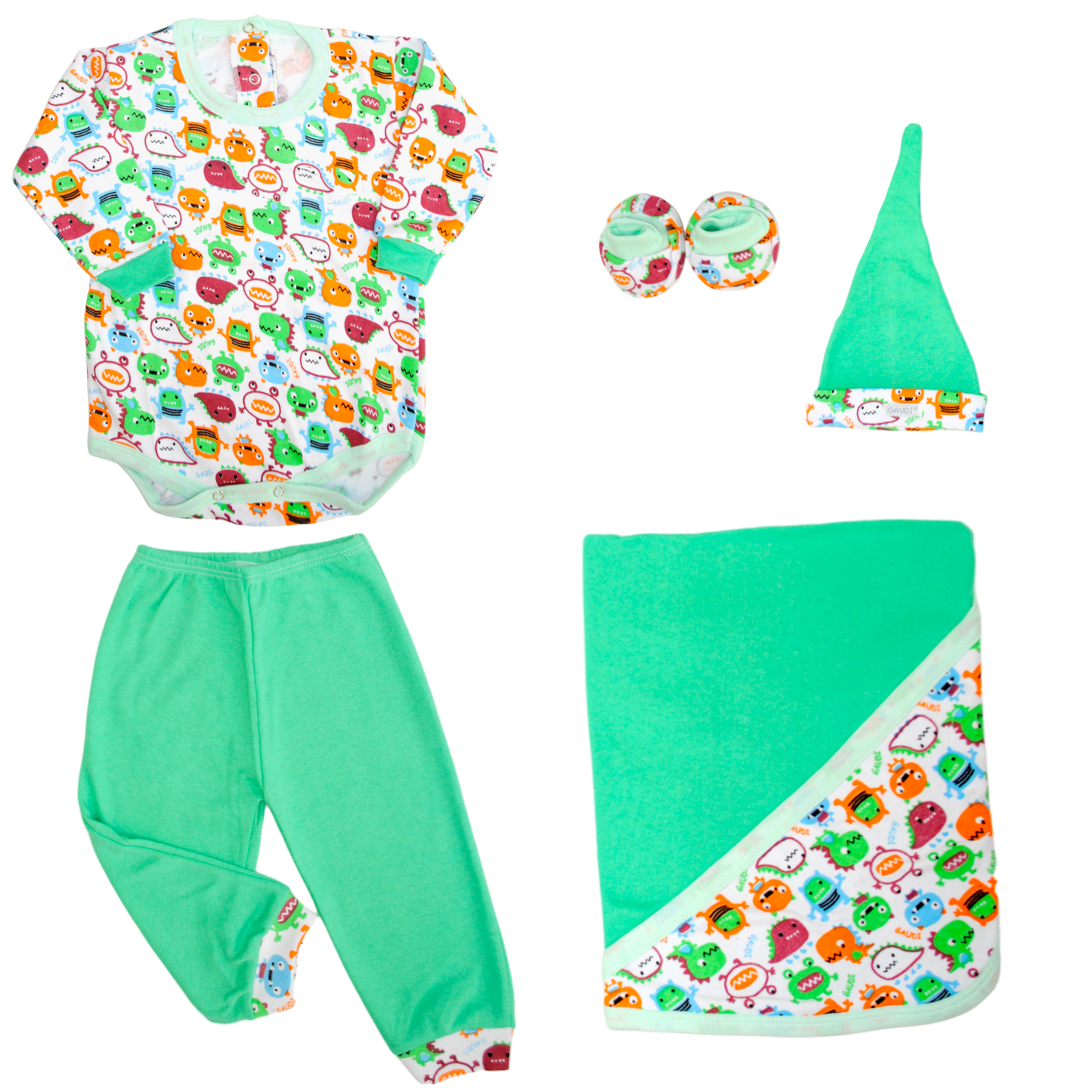 Pack X5 Set X5 Piezas con Body estampado