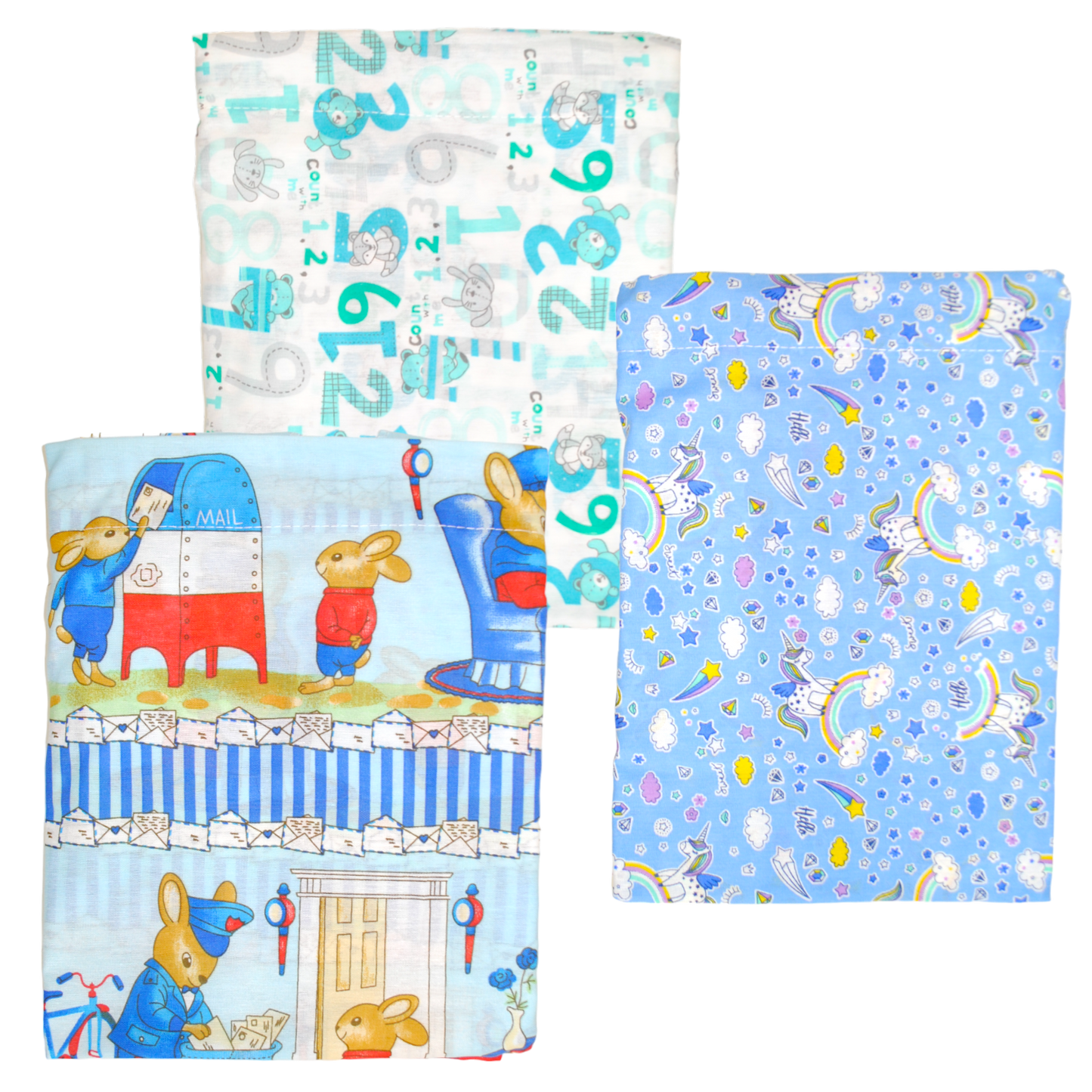 Pack x3 Sabana Cuna Broderie Estampada