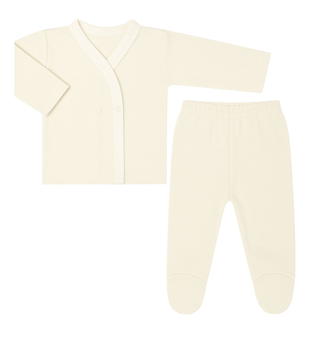 Pack x6 Conjunto 2 piezas Liso con Broches talle Grande
