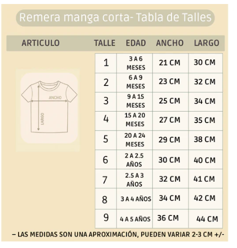 Pack X5 remera rayada