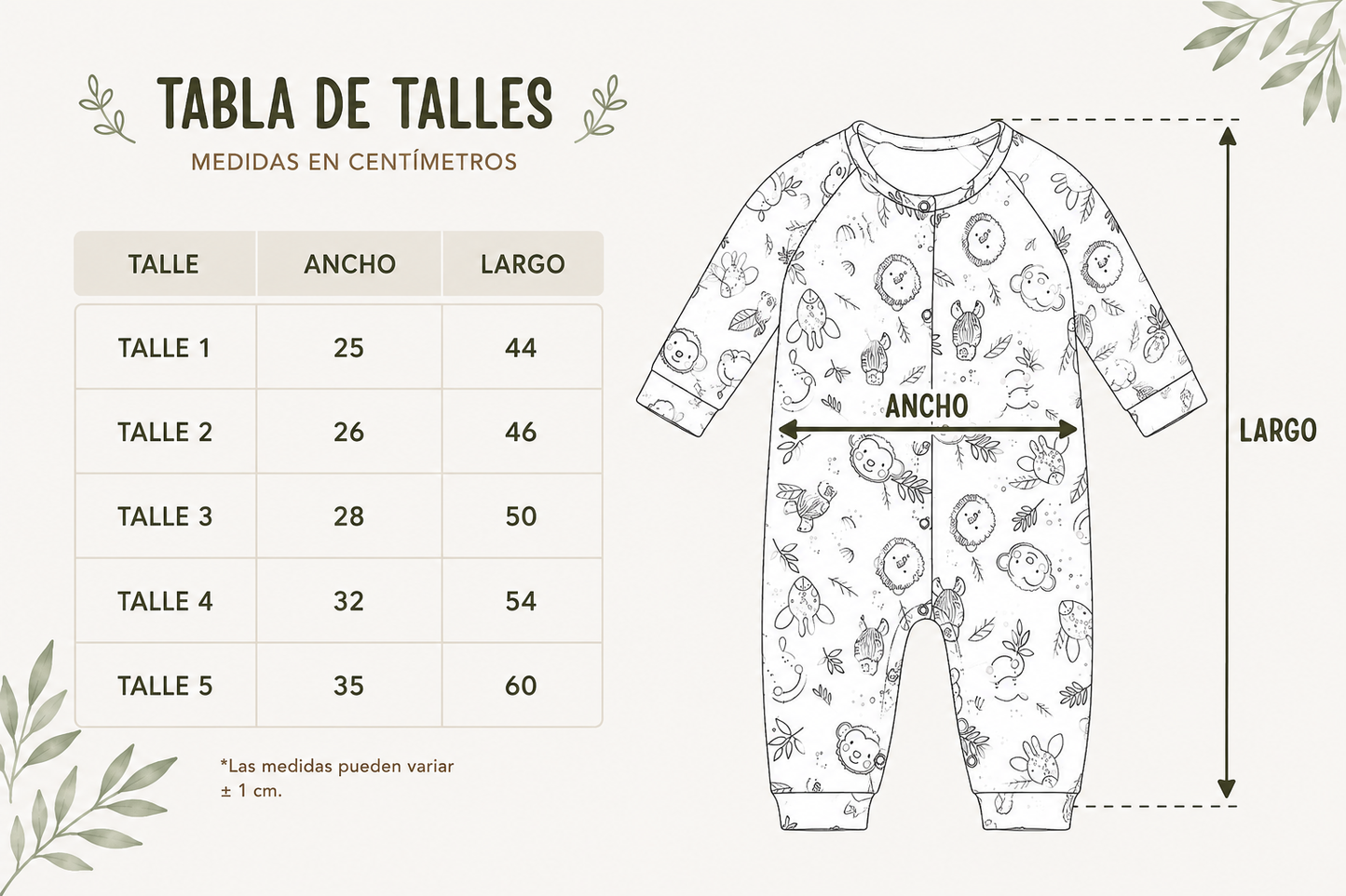 Pack X4 Enterito pijama estampado