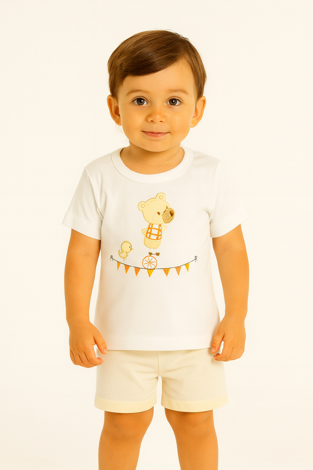 Pack X6 Remera Bordada Interlok