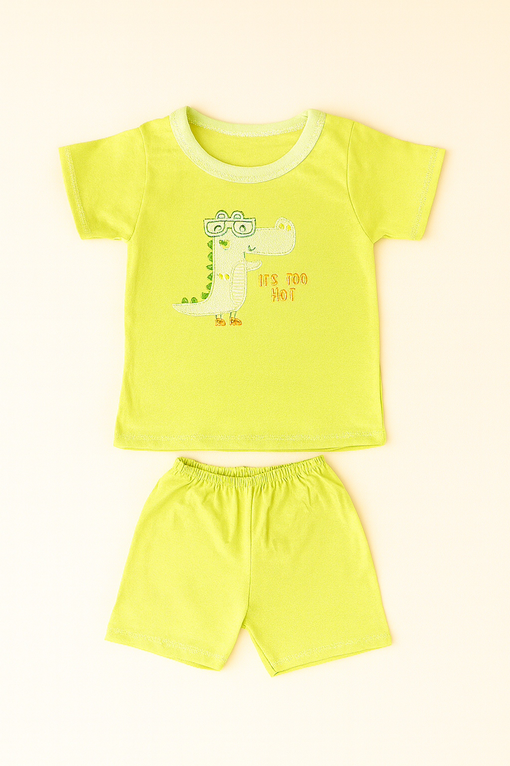 Pack X5 Conjunto remera bordada con short