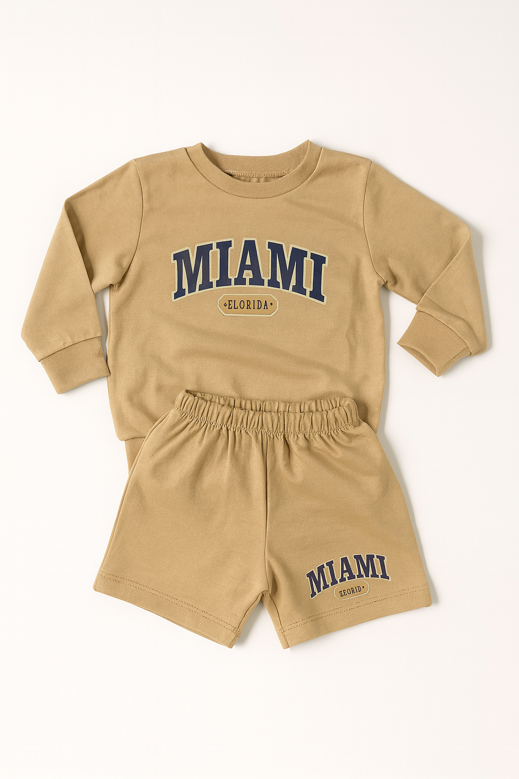 Pack X5 Conjunto buzo con estampa y short