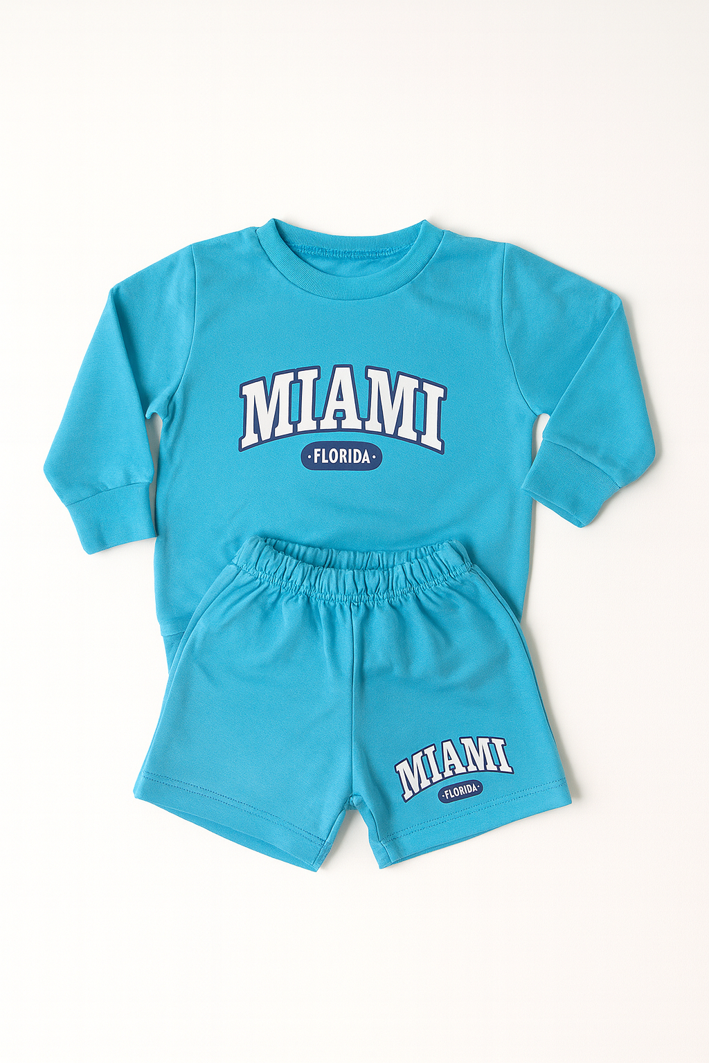 Pack X5 Conjunto buzo con estampa y short