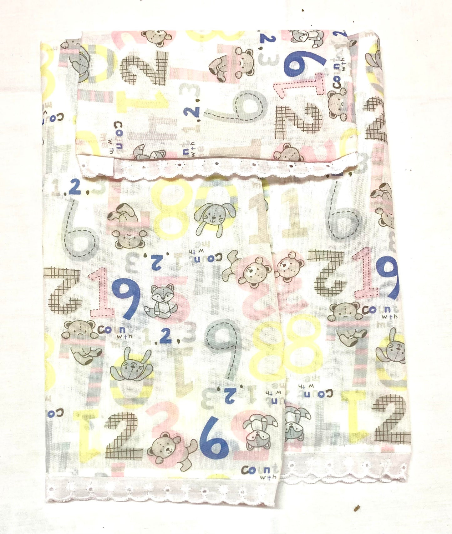 Pack x3 Sabana Cuna Broderie Estampada