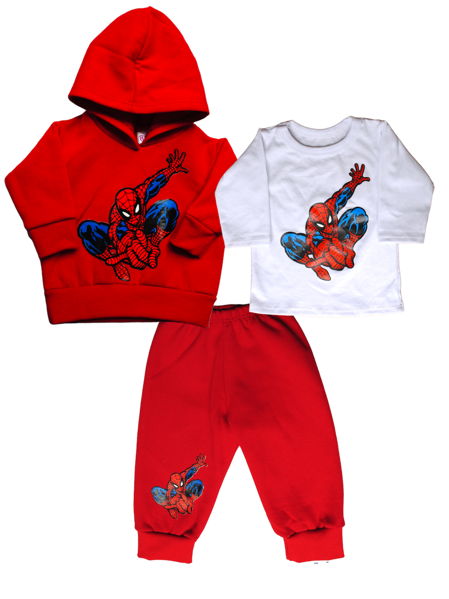 Pack X5 Conjunto Disney buzo con capucha, pantalon y remera