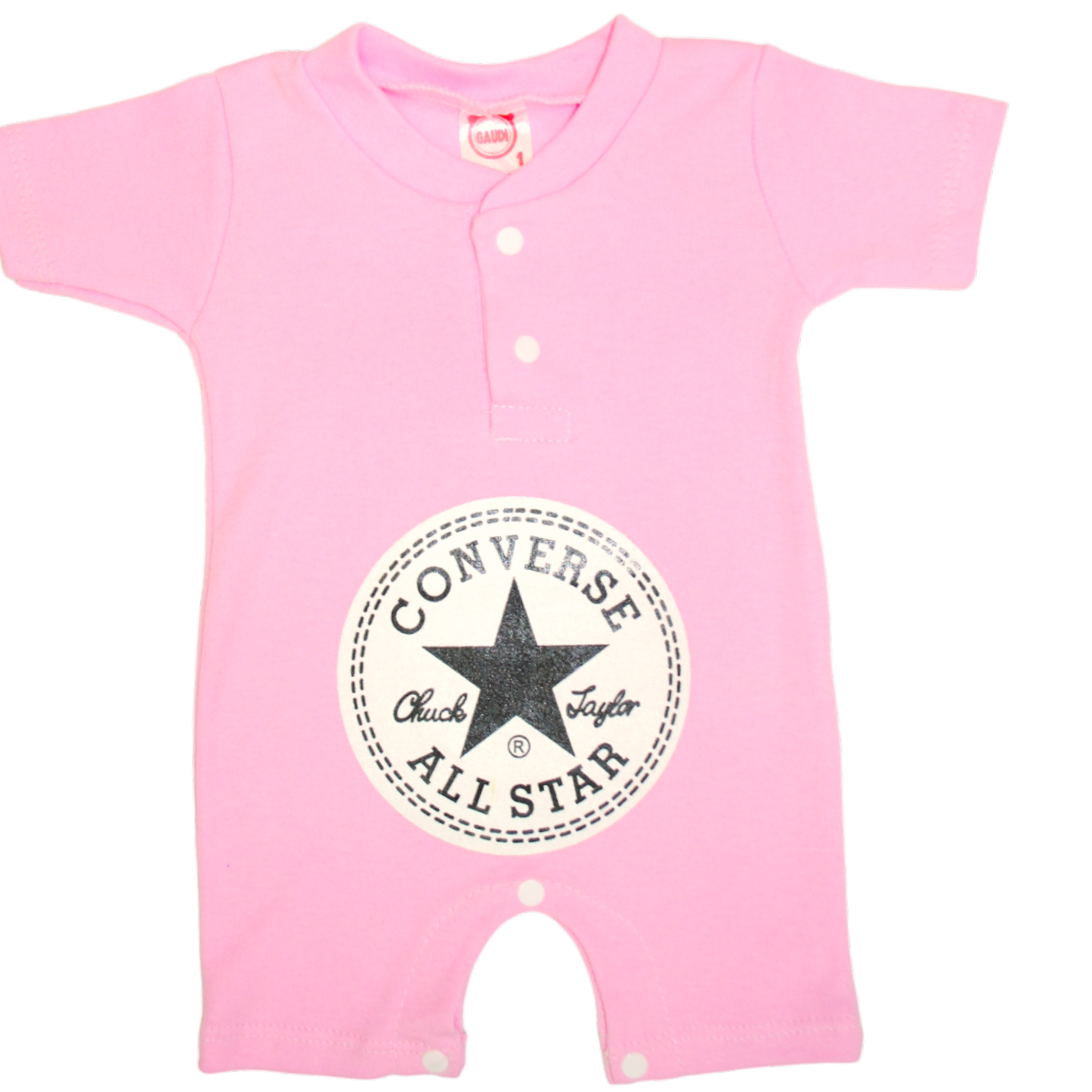 Pack X5 Enterito Manga Corta Con Estampa Converse