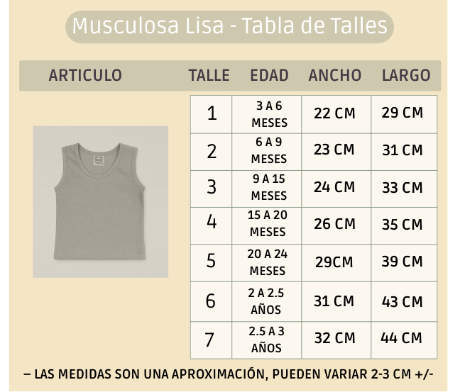 Pack X12 Musculosa Lisa