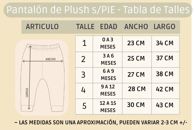 Pack X6 Pantalón Sin Pie Con Hilo