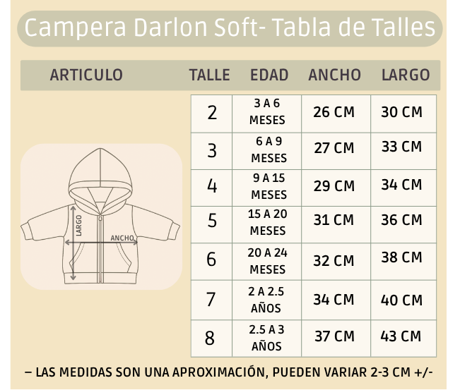 Pack X3 Conjunto Campera y Pantalón Darlon soft
