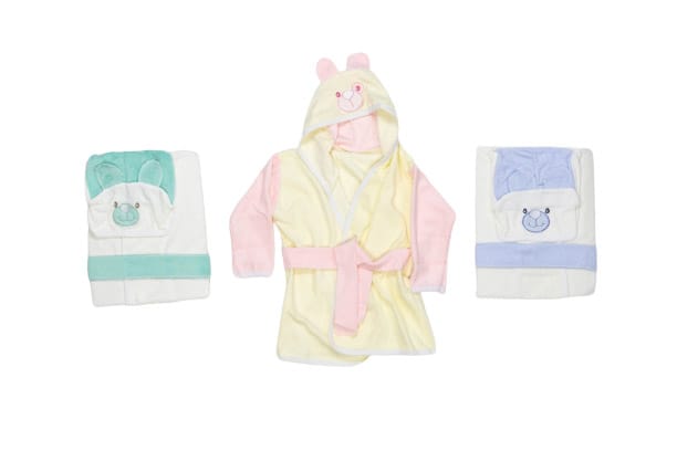 Pack x3 Salida De Baño Bordada
