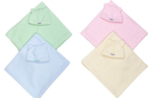 Pack X5 Manta polar con gorro