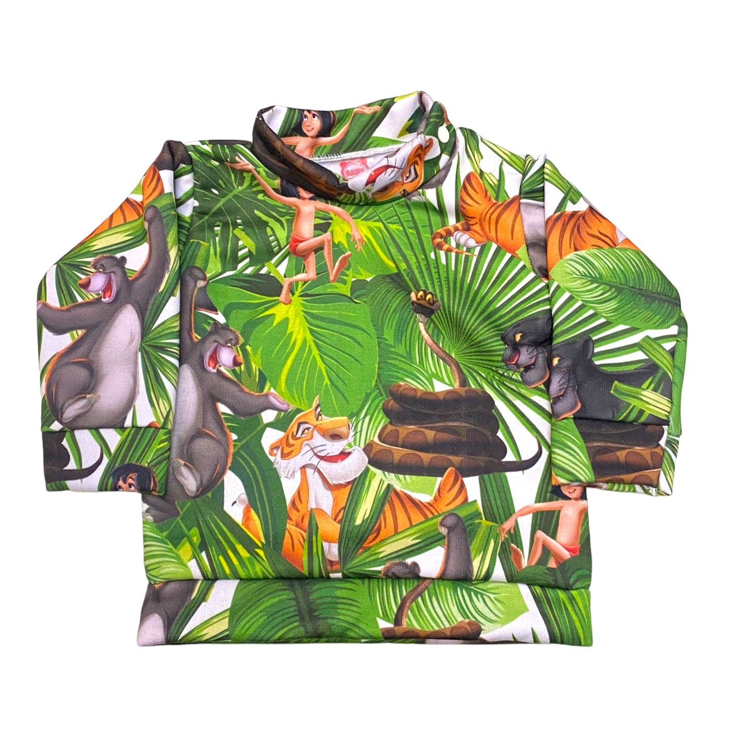 Pack X5 Buzo Frisa Estampado Libro de la selva