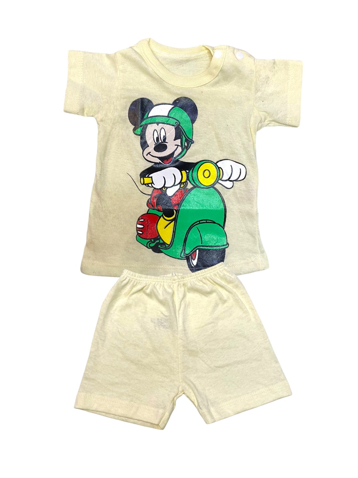 Pack X5 Conjunto 2 piezas remera con estampa y short