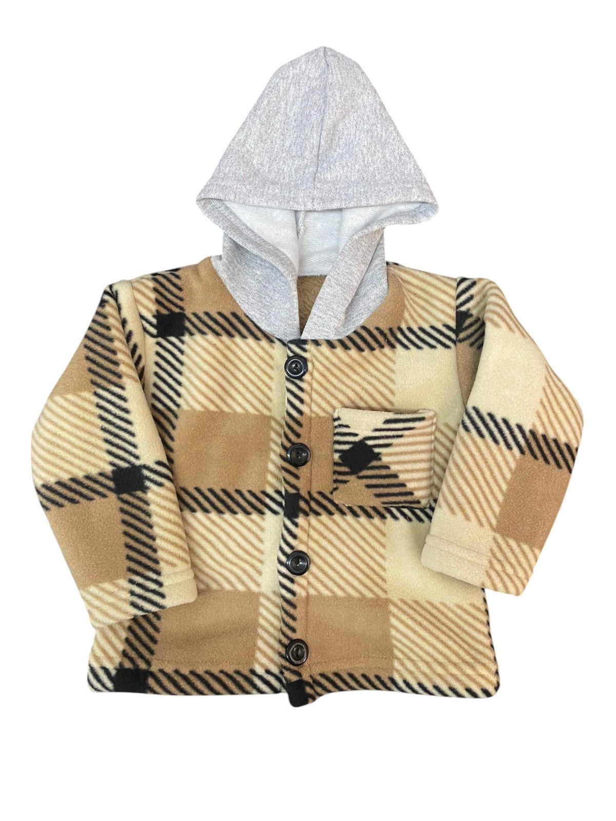 Pack x3 Camisaco cuadrille con capucha y Cordero
