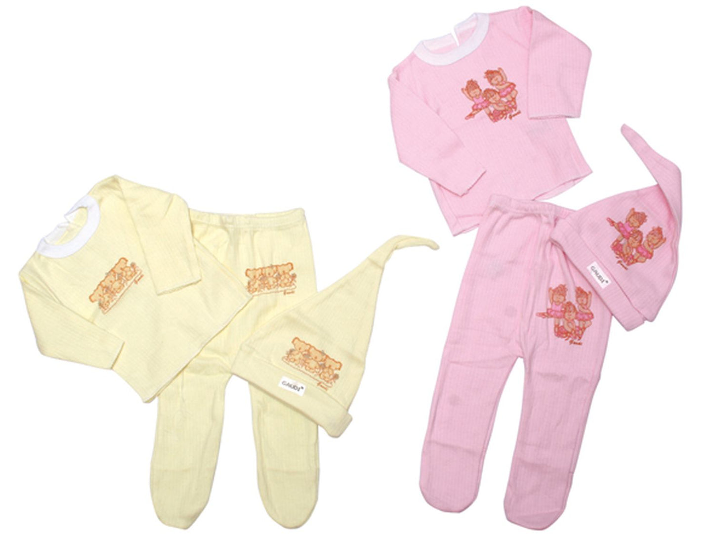 Pack x5 - 10 Conjunto X3 Con Estampa