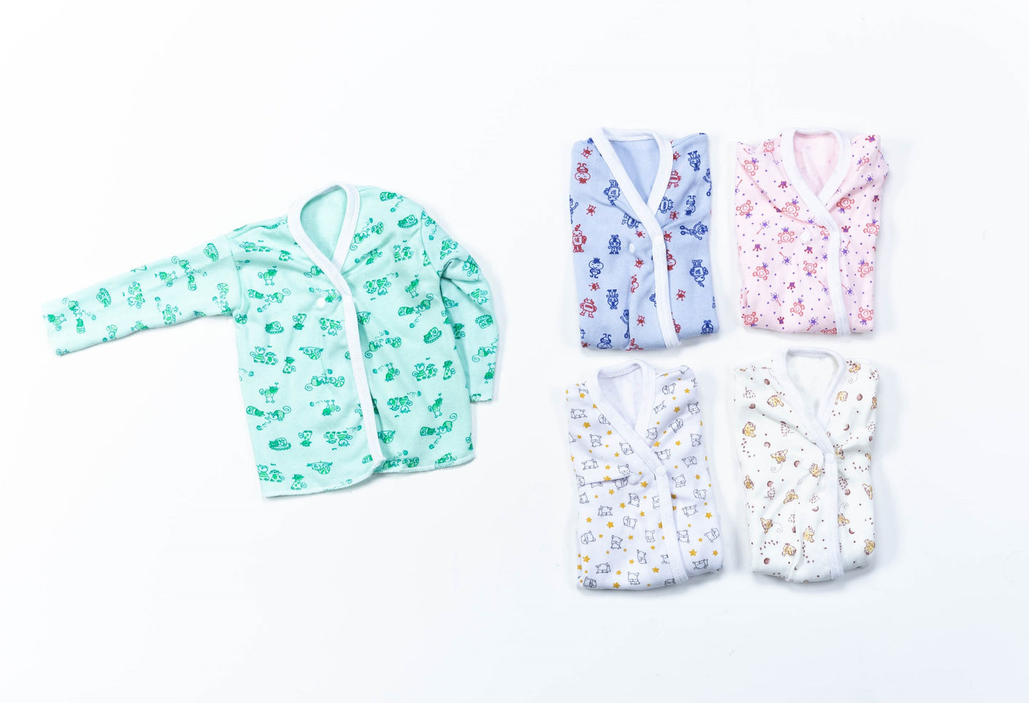 Pack X12 Batita Estampada con broche