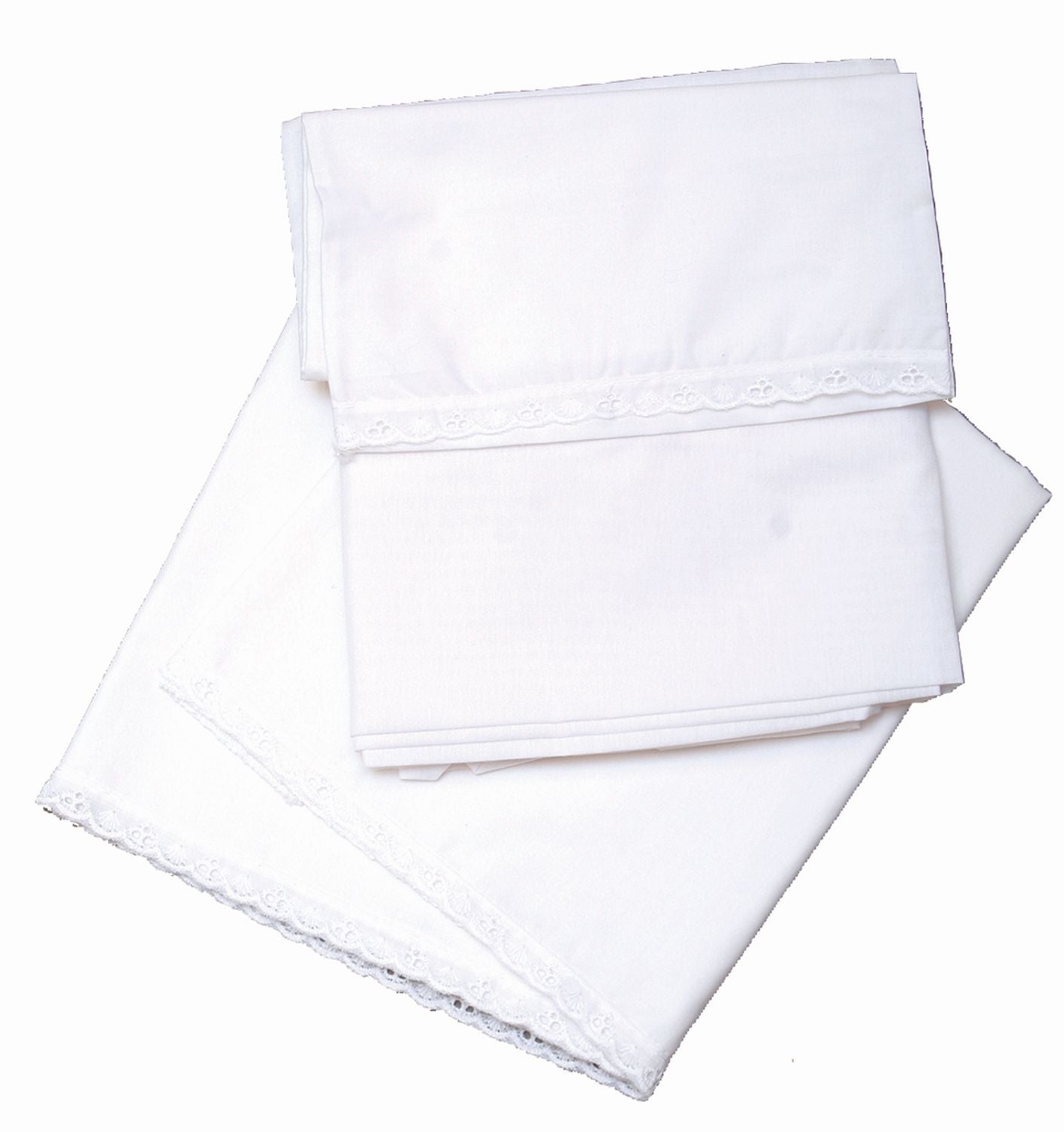 Pack x3 Sabana Cuna Blanca