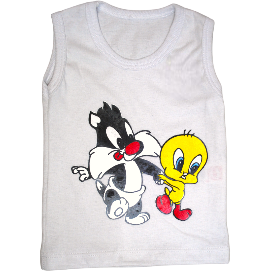 Pack X6 Musculosa Con Estampa Personaje