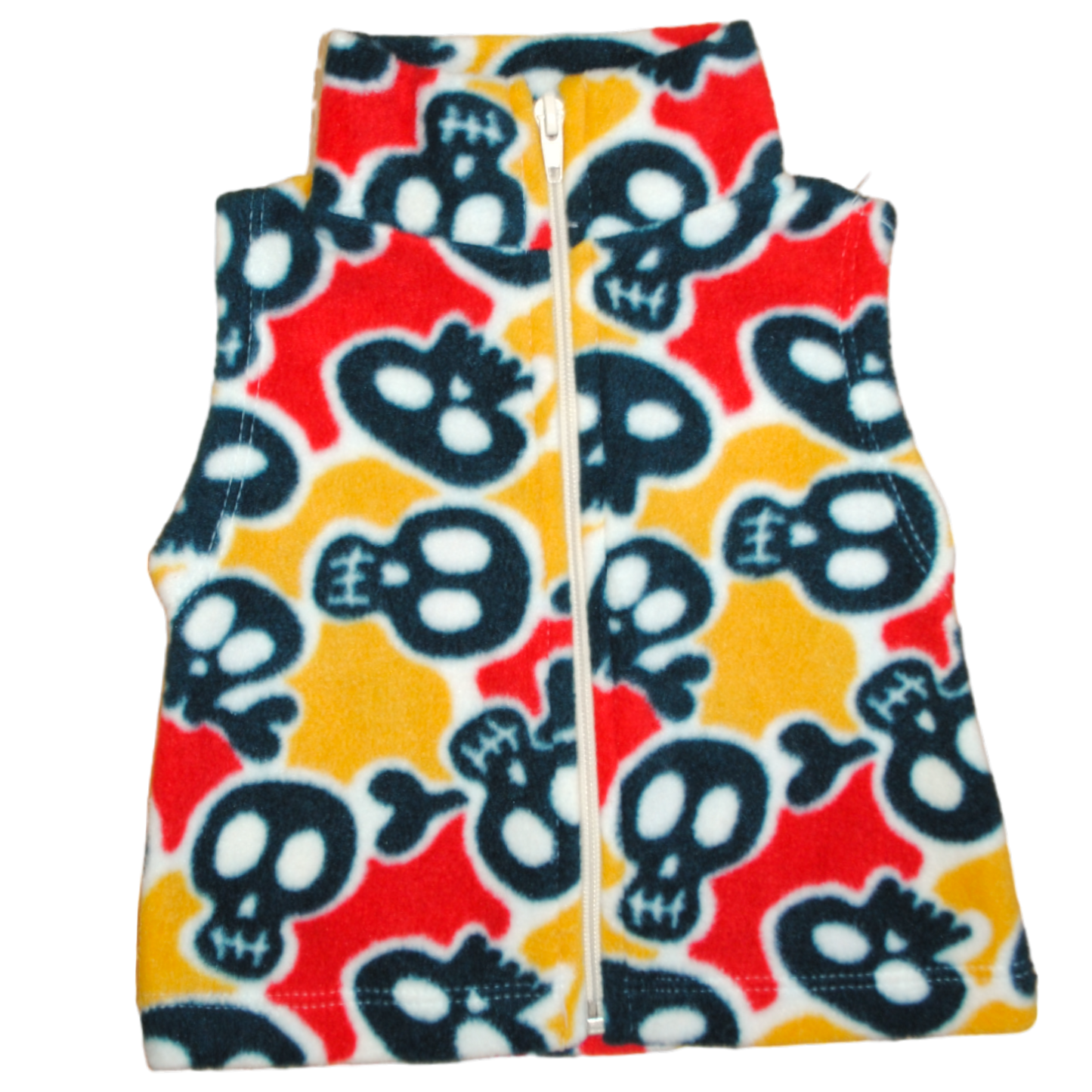 Pack X5 Chaleco Polar Calaveras