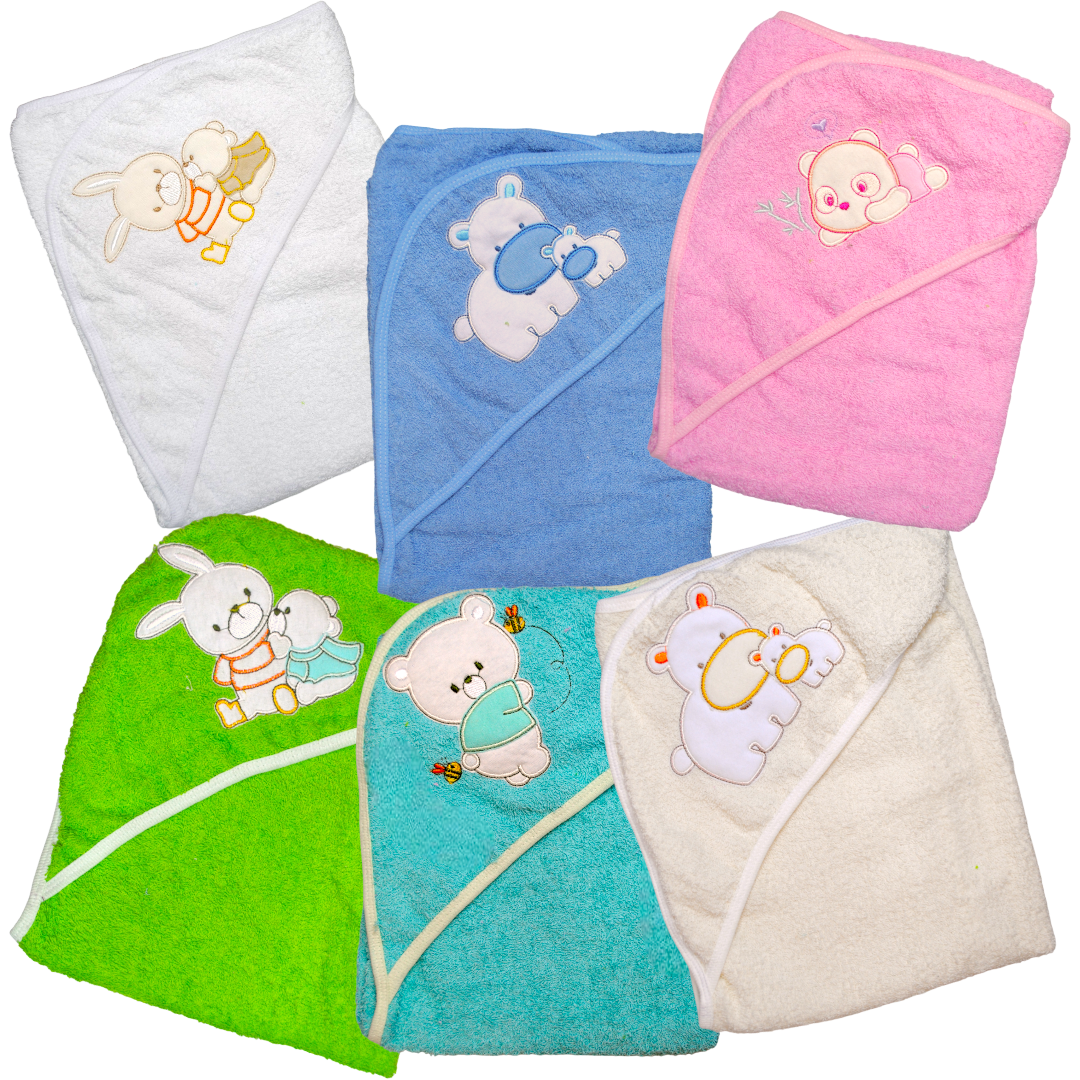 Pack x5 Capucha Color Bordada