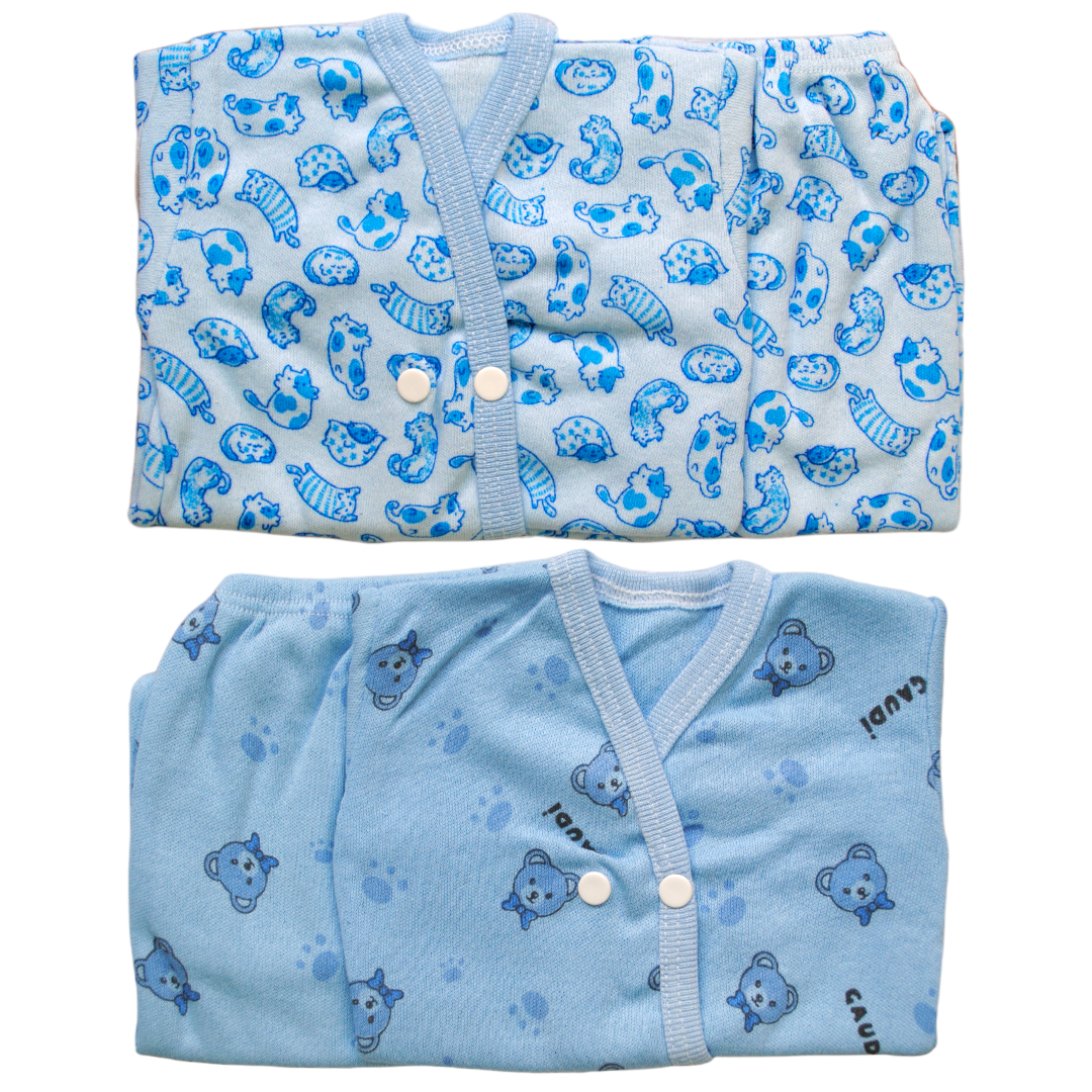 Pack x6 Conjunto con broche X2 Estampado