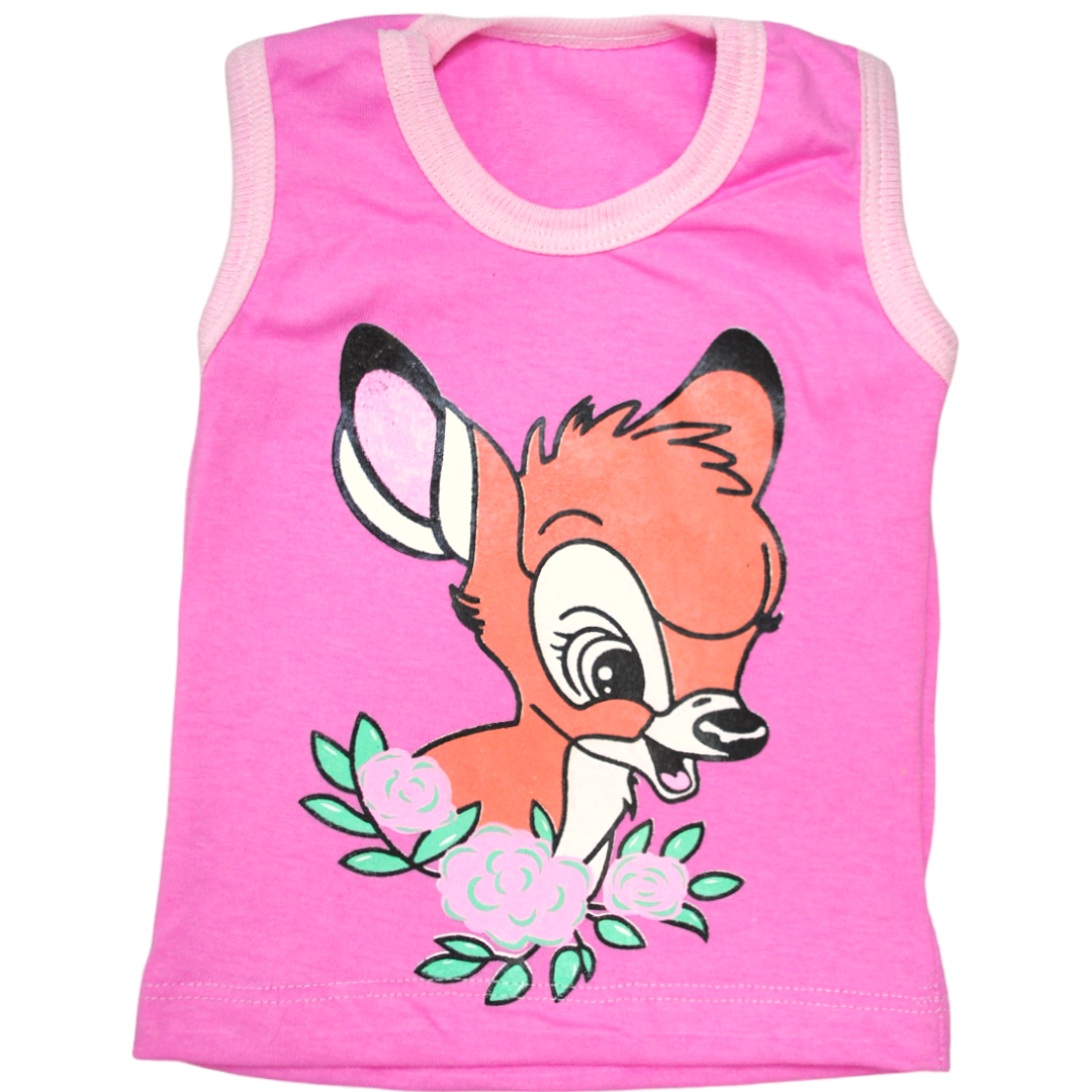 Pack X6 Musculosa Con Estampa Personaje