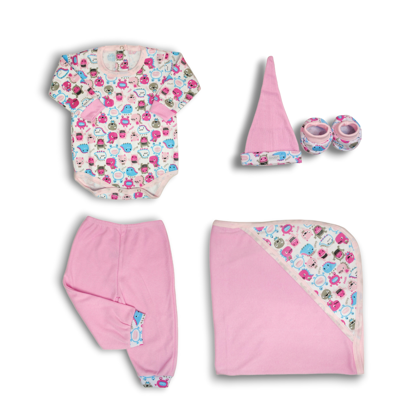 Pack X5 Set X5 Piezas con Body estampado