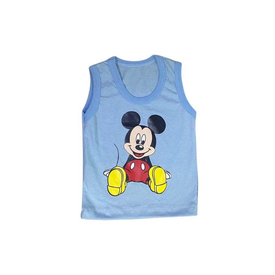 Pack X6 Musculosa Con Estampa Personaje