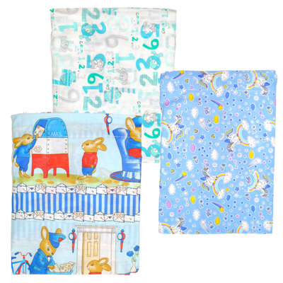 Pack x3 Sabana Cuna Broderie Estampada
