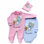 Pack X5 body, enterito y gorrito de Tom y Jerry