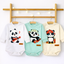 Pack X5 Body Manga Larga cuello francés Panda