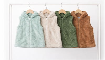 Pack X4 Chaleco tramado sherpa