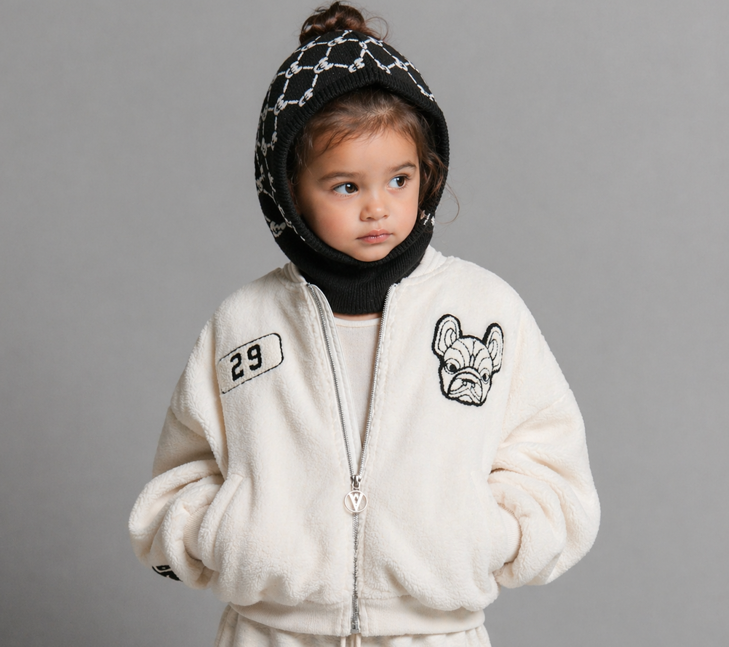 Pack X 4 Campera bordada piel