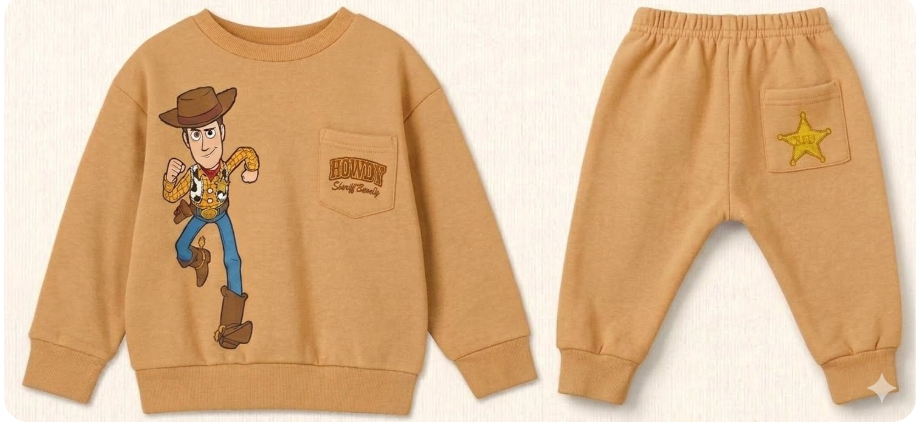 Pack X3 Conjunto Buzo y pantalon toy story