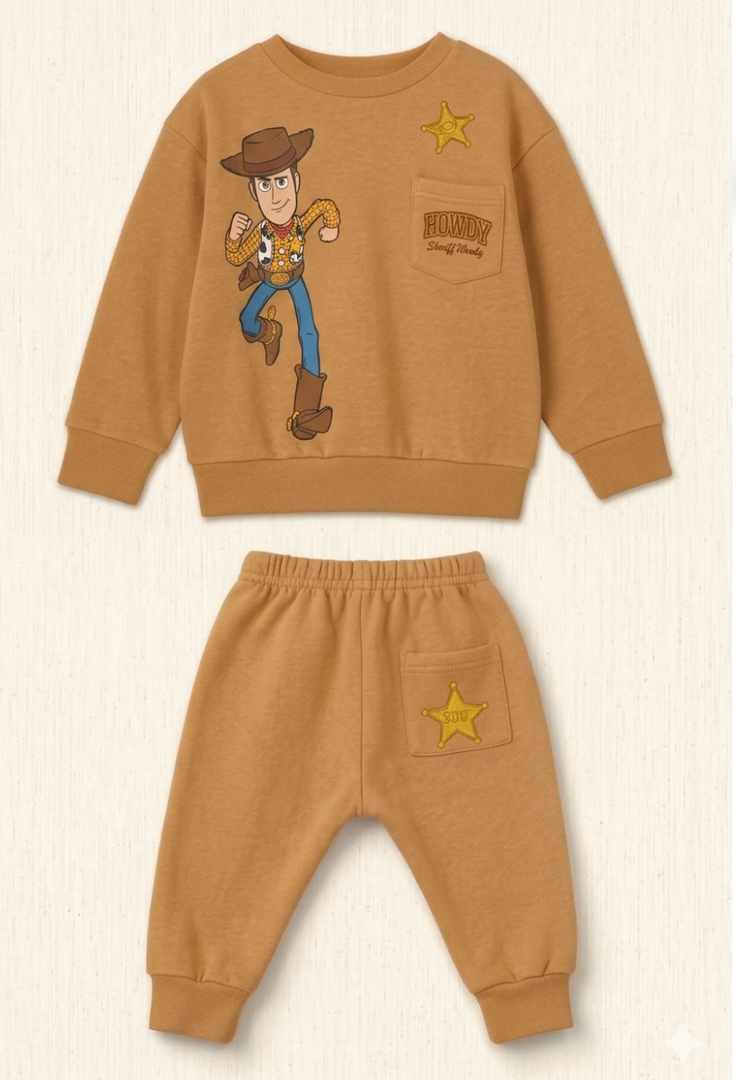 Pack X3 Conjunto Buzo y pantalon toy story