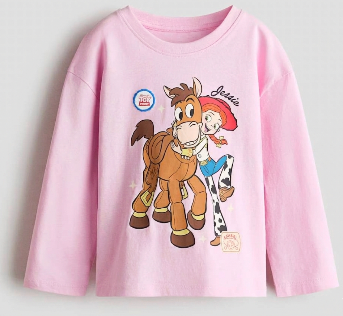 Pack X3  Remeras  toy Story Rosa