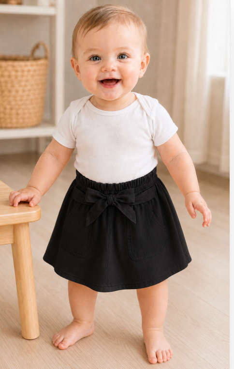 Pack X5 Short Pollera Con Lazo