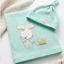 Pack X5 - 10 Mantilla C/Gorro Bordada