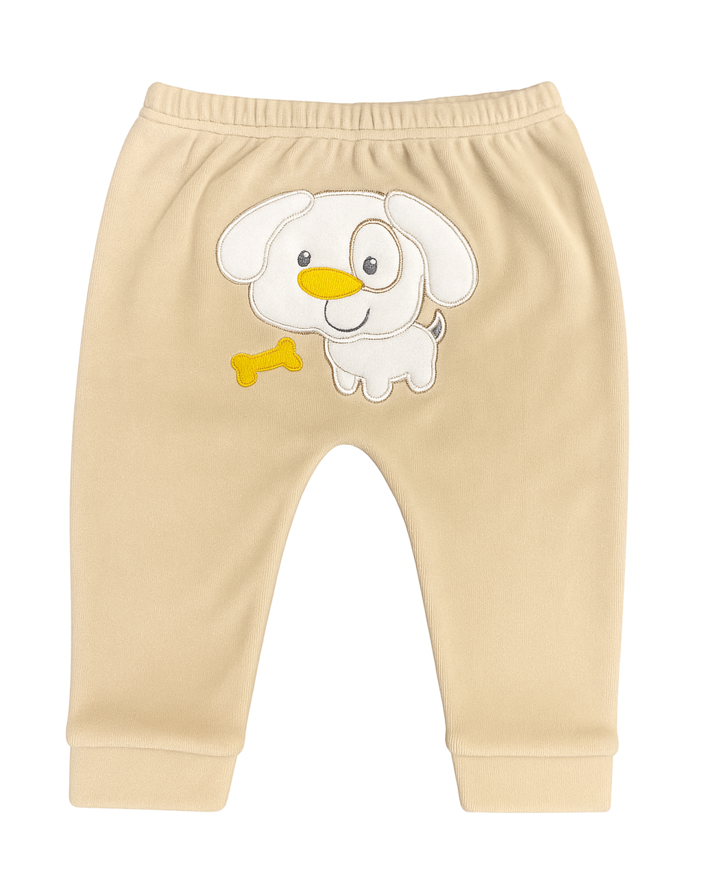 Pack X6 Pantalón sin pie Plush Bordado trasero