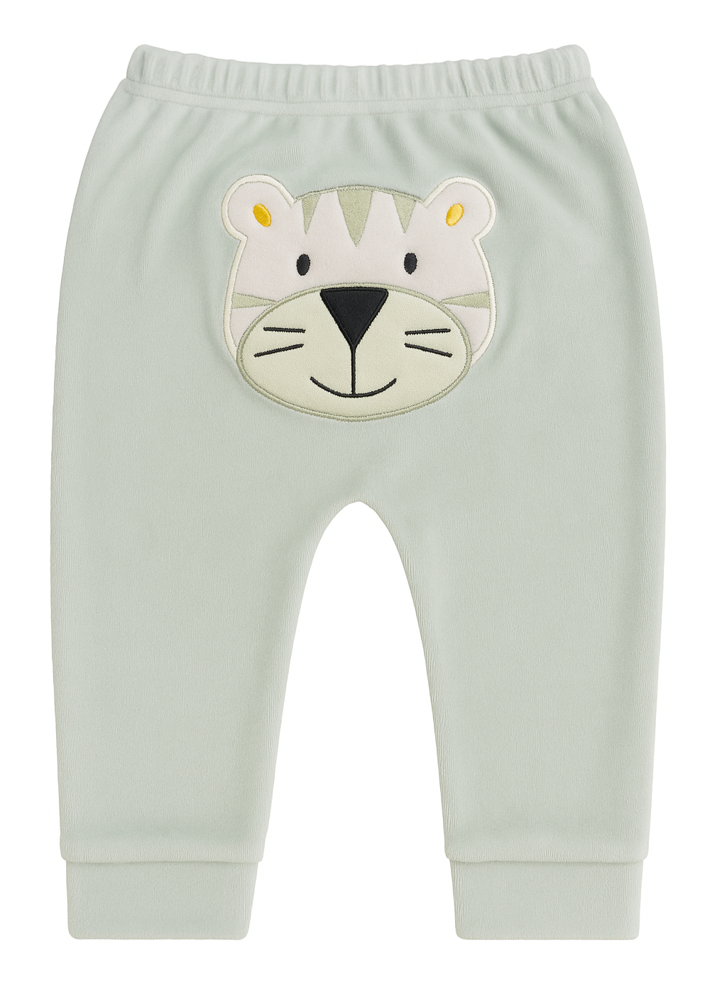 Pack X6 Pantalón sin pie Plush Bordado trasero
