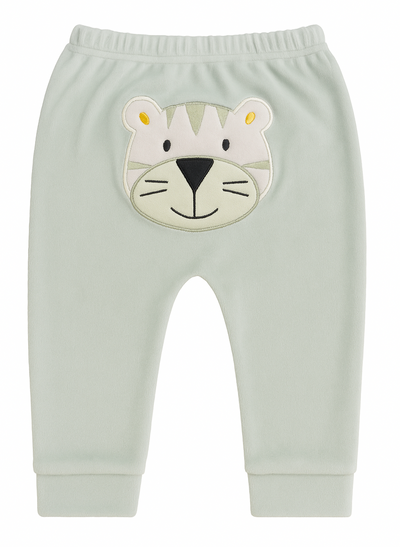 Pack X6 Pantalón sin pie Plush Bordado trasero