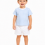 Pack X4 Conjunto remera rayada y short liso de Lino