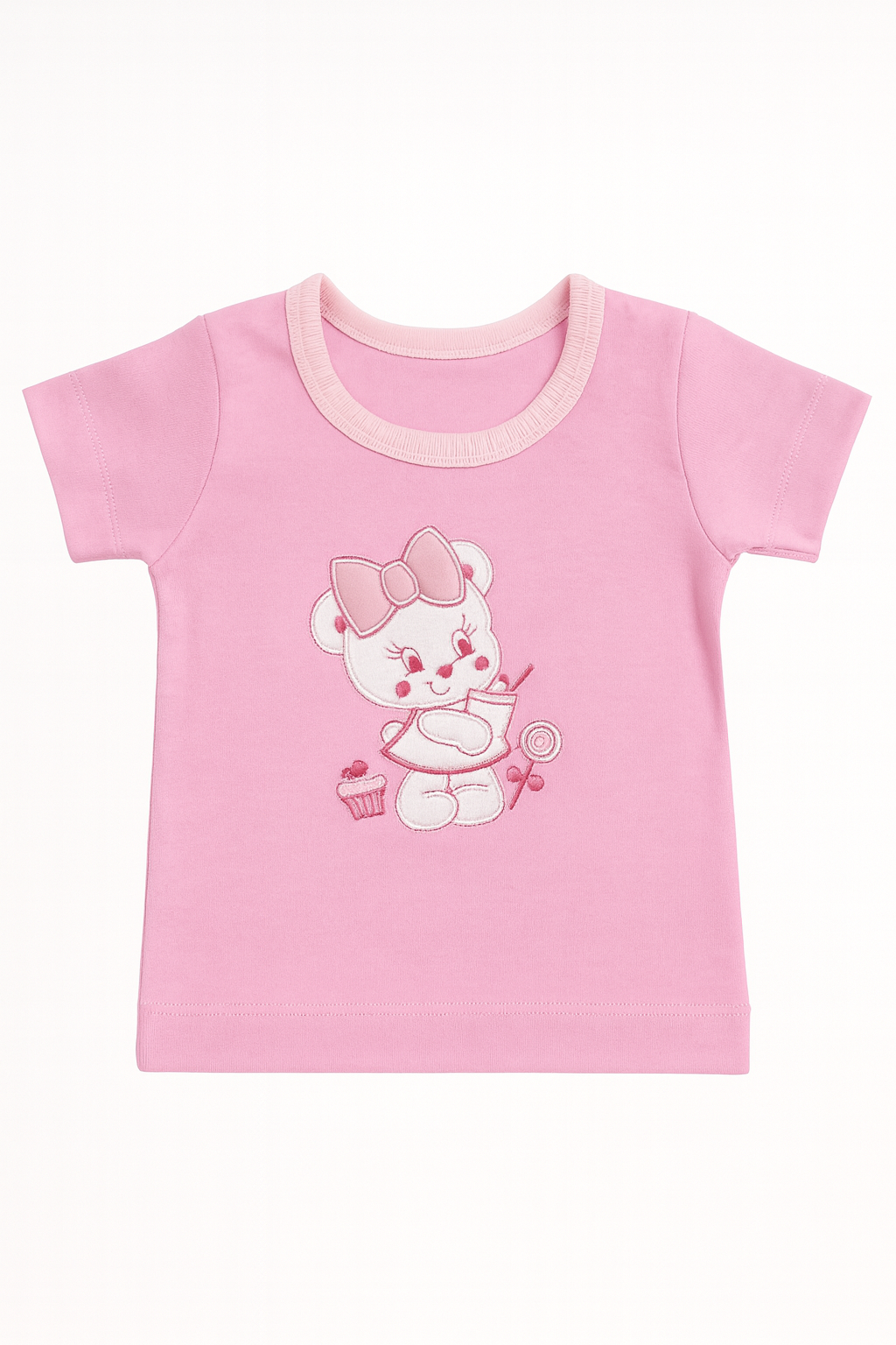 Pack X12 Remera manga corta Bordada