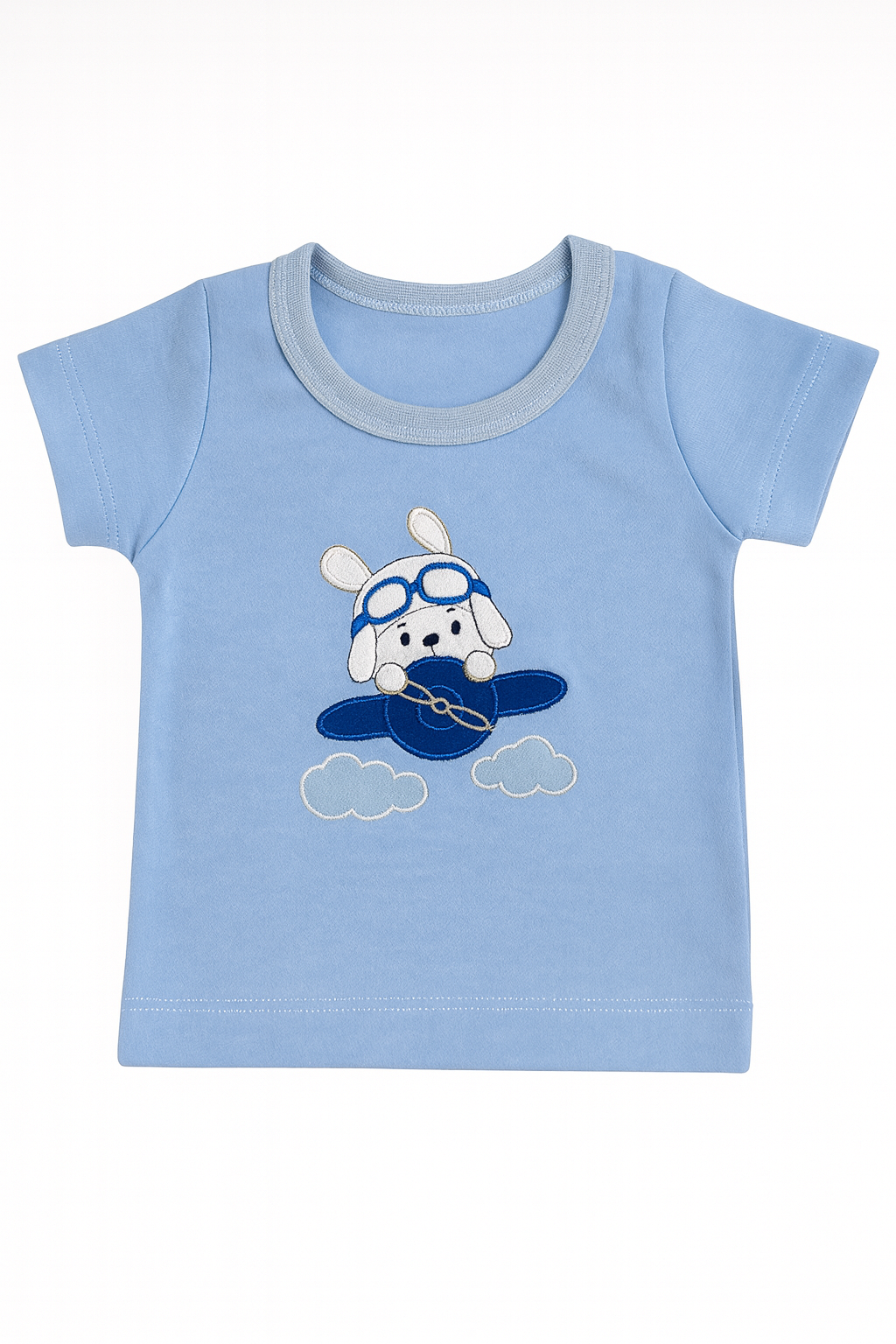 Pack X12 Remera manga corta Bordada